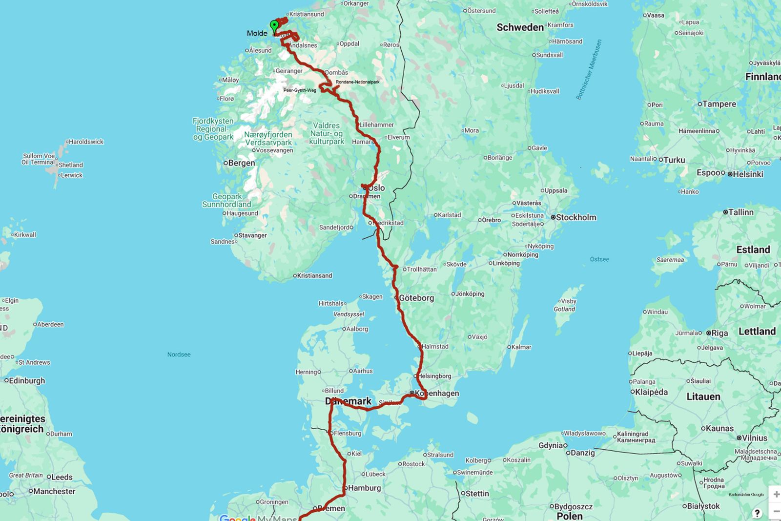 Reiseroute 3